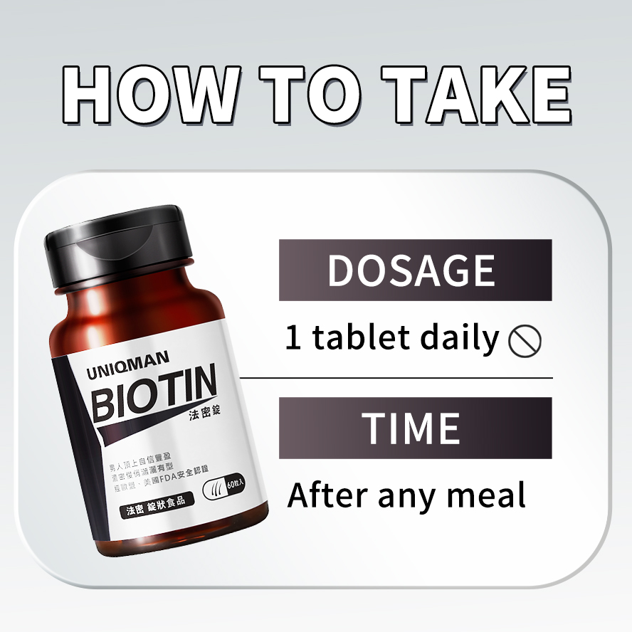 How to take UNIQMAN Biotin